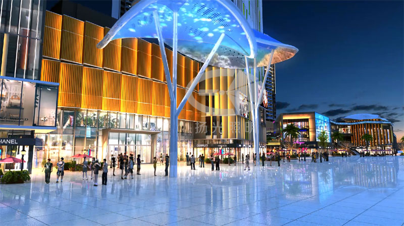 商業(yè)廣場夜景照明設(shè)計 商業(yè)廣場夜景照明設(shè)計