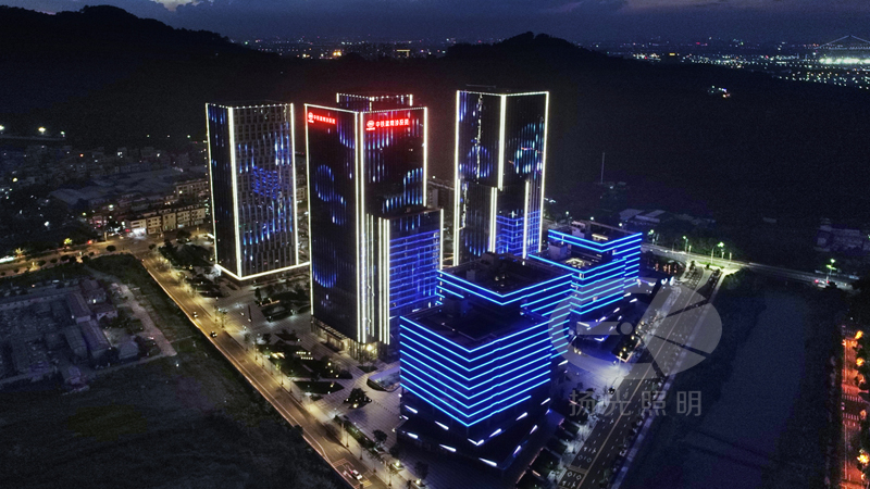 辦公樓景觀(guān)照明實(shí)景圖
