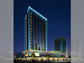 廣西桂林恒大廣場樓體亮化