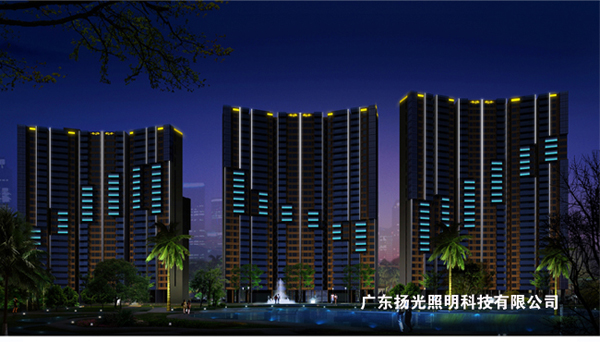 中惠地產:廣州中惠璧瓏灣夜景照明