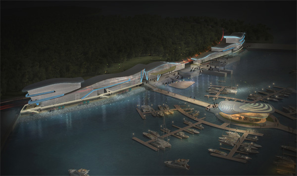 海南?；◢u游艇碼頭泛光照明工程