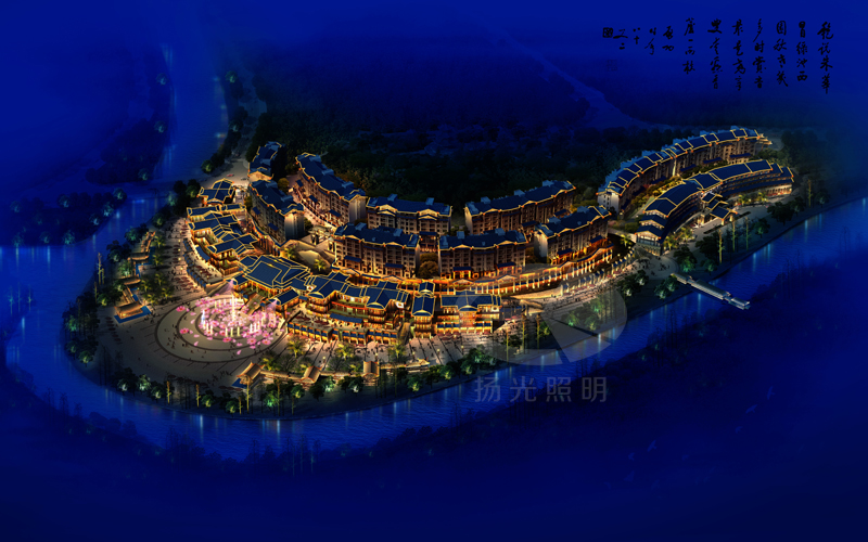 貴州羅浪州地景觀照明設計施工